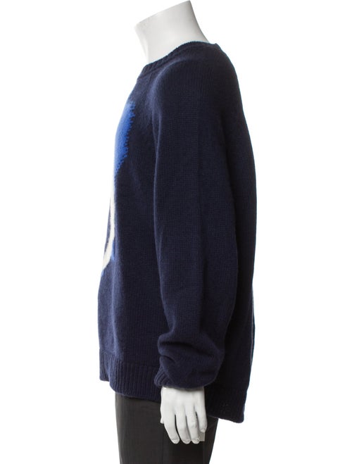 The Elder Statesman Cashmere Graphic Print Pullover