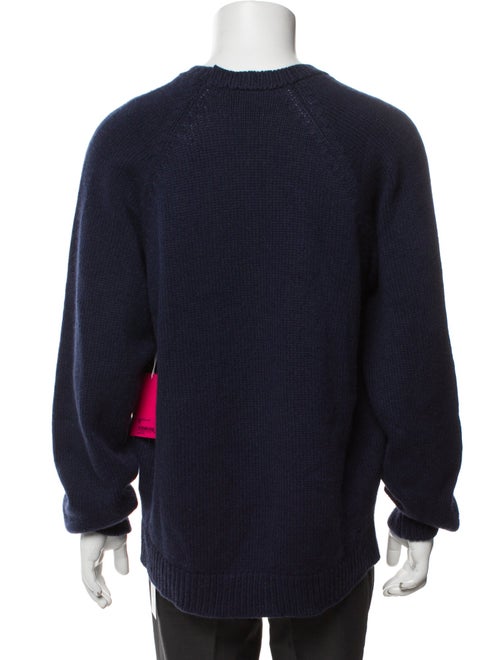 The Elder Statesman Cashmere Graphic Print Pullover