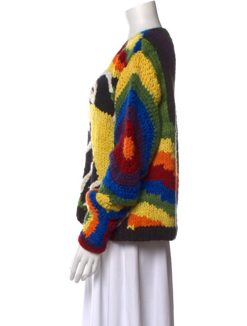 The Elder Statesman Cashmere Printed Sweater