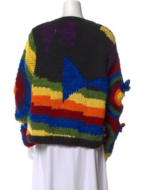 The Elder Statesman Cashmere Printed Sweater