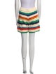 The Elder Statesman Striped Mini Shorts