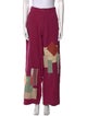 The Elder Statesman Plaid Print Wide Leg Pants