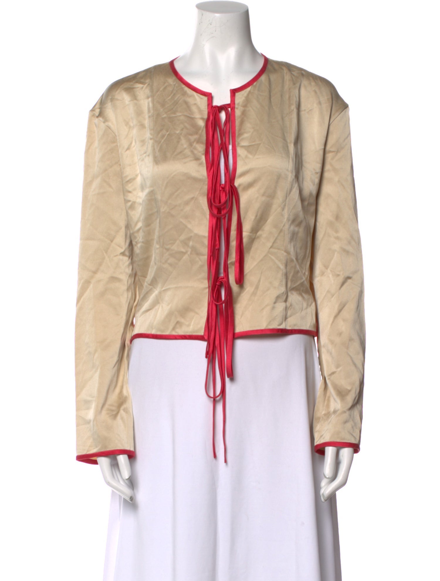 The Elder Statesman Crew Neck Long Sleeve Top