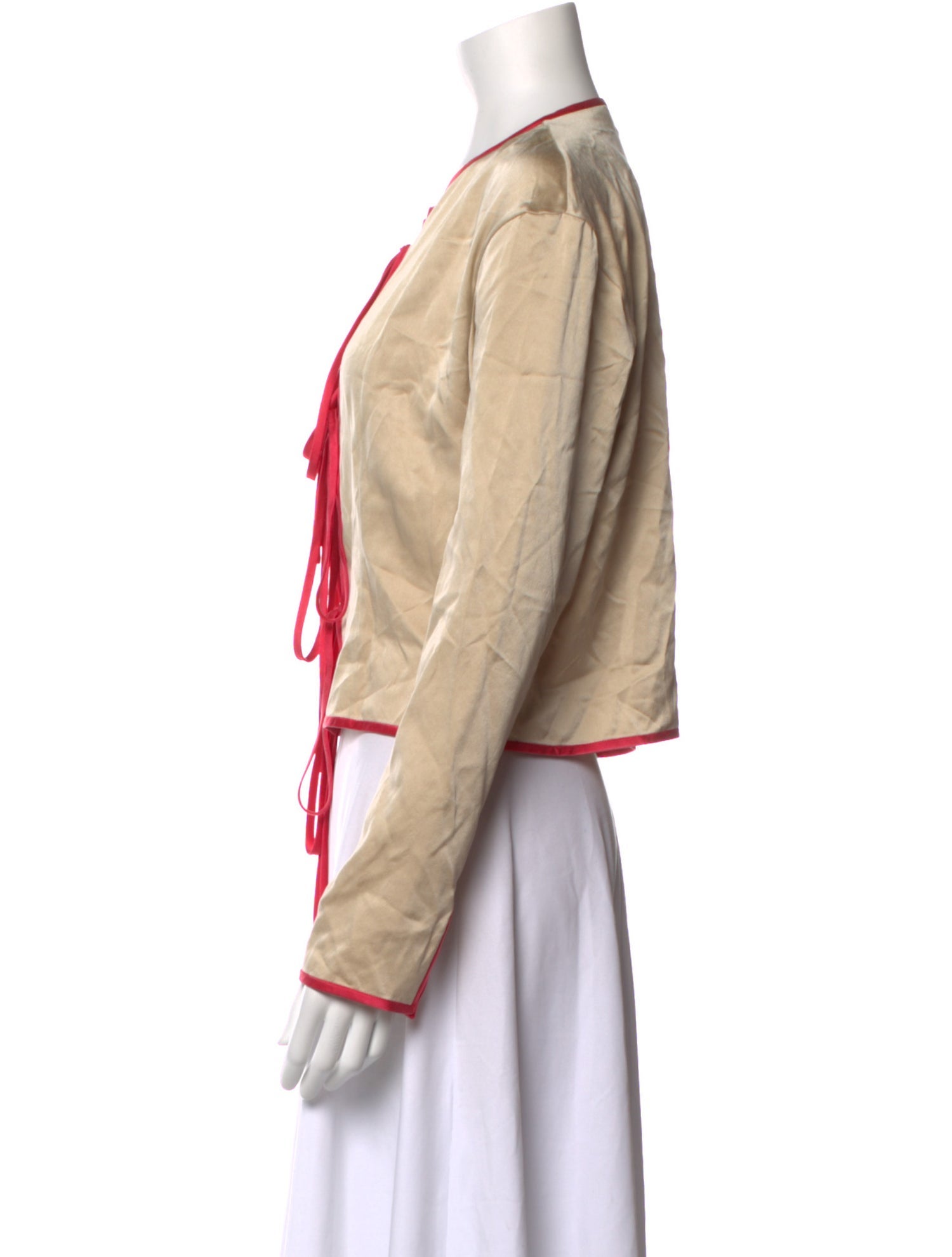 The Elder Statesman Crew Neck Long Sleeve Top