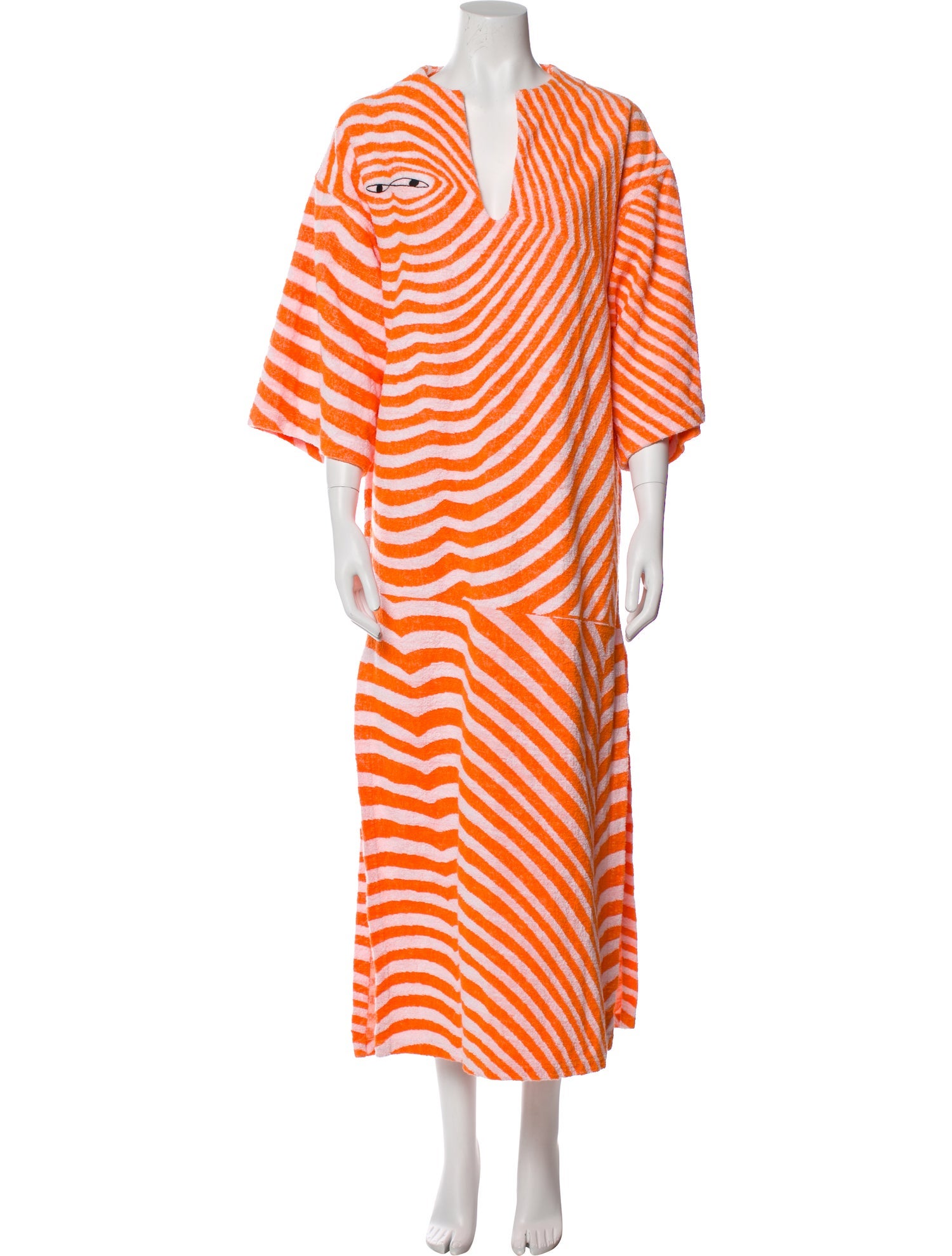 The Elder Statesman Striped Nightgown