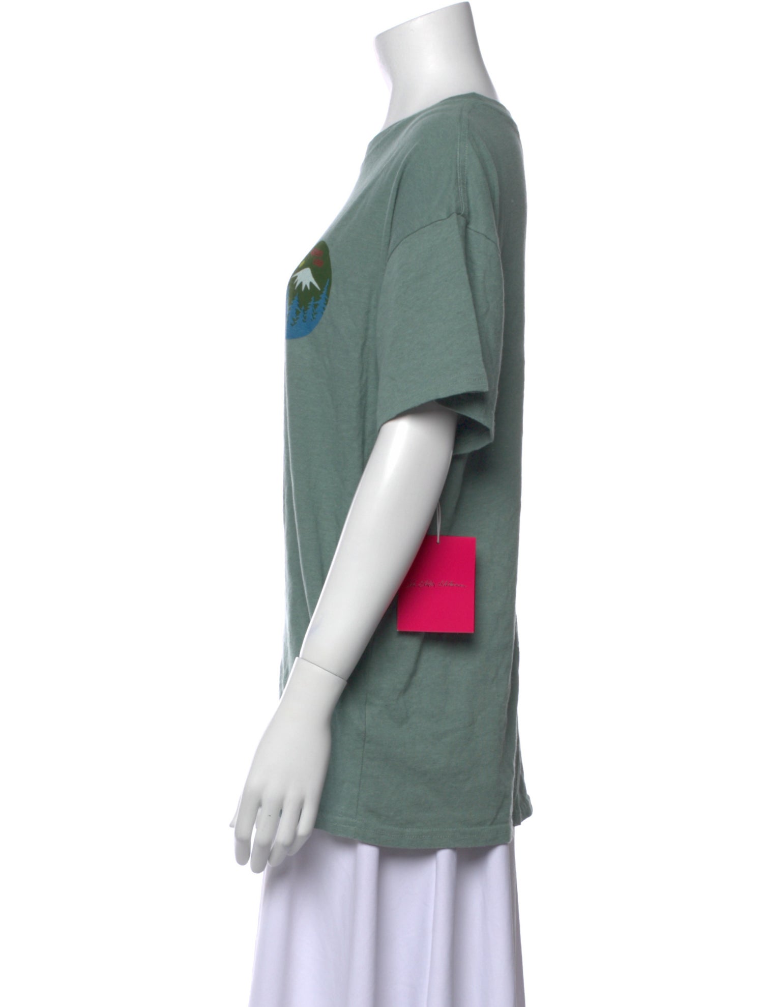 The Elder Statesman Graphic Print Crew Neck T-Shirt w/ Tags