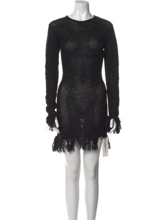 The Elder Statesman Crew Neck Mini Dress