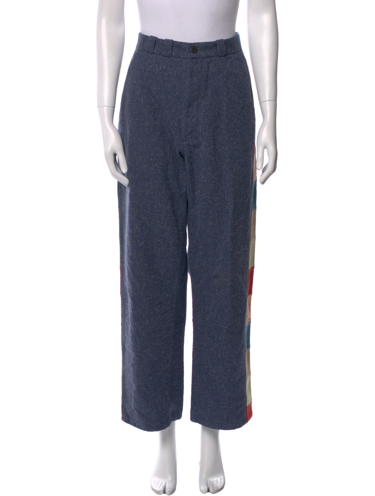 The Elder Statesman Striped Wide Leg Pants w/ Tags