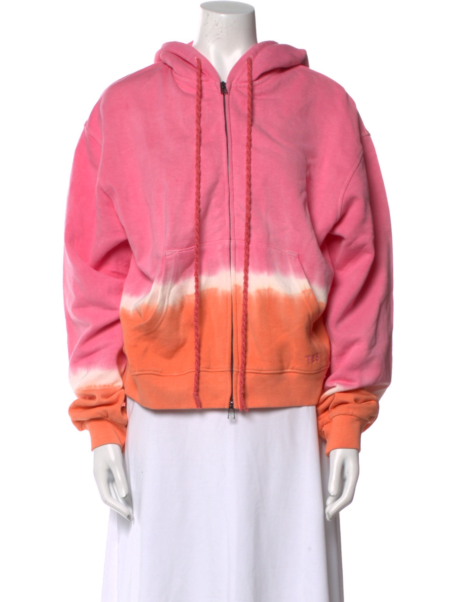 The Elder Statesman Cashmere Tie-Dye Print Sweatshirt w/ Tags