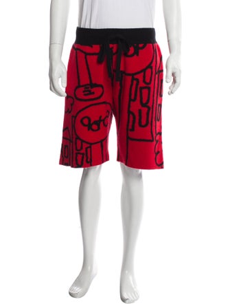 The Elder Statesman Merino Wool Jogger Shorts