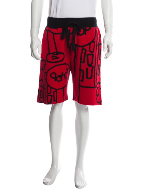 The Elder Statesman Merino Wool Jogger Shorts