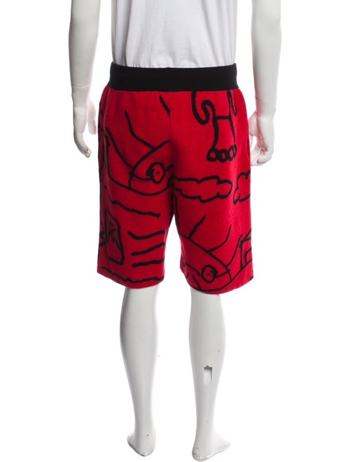 The Elder Statesman Merino Wool Jogger Shorts