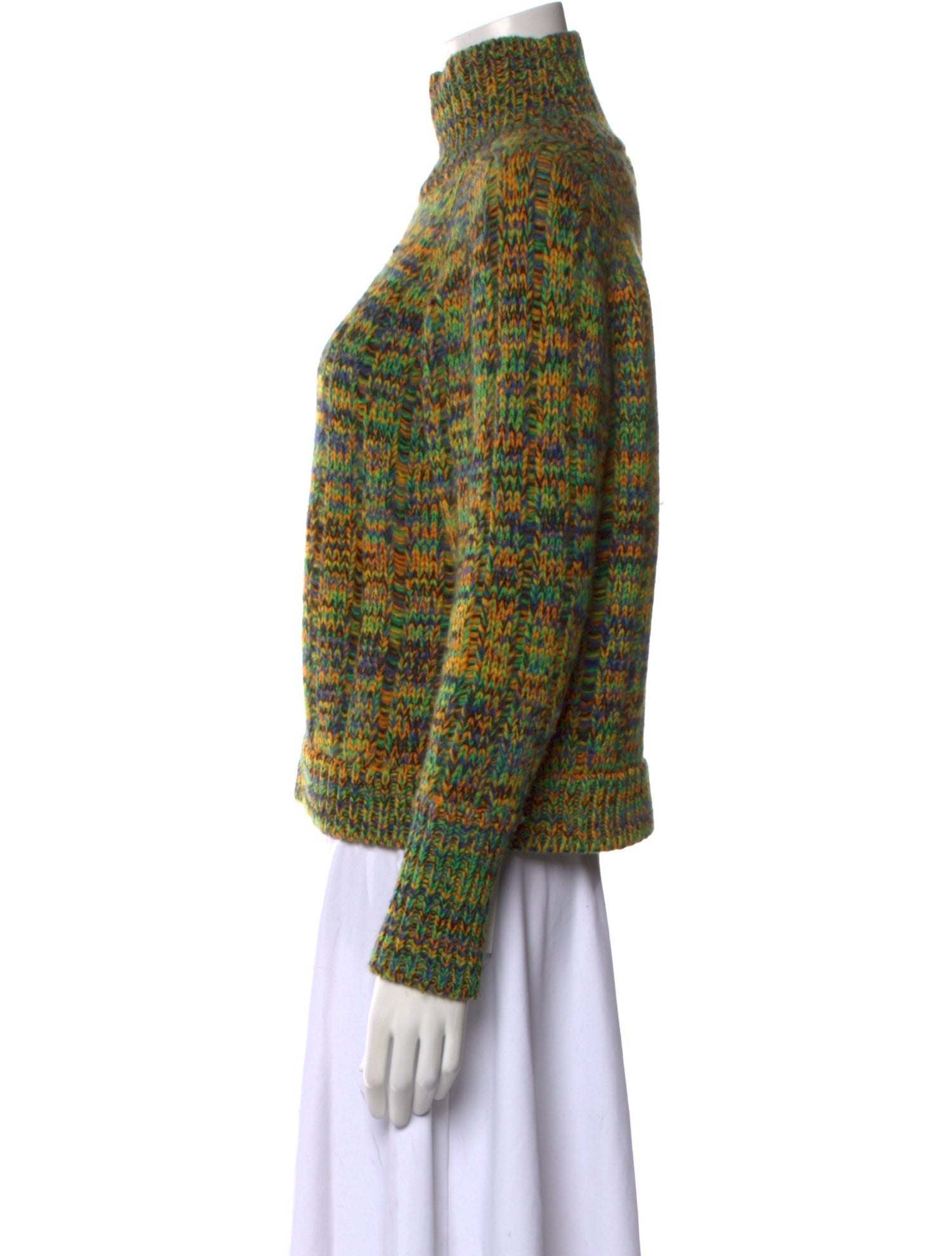 The Elder Statesman Cashmere Printed Sweater