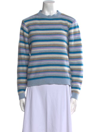 The Elder Statesman Cashmere Striped Sweater