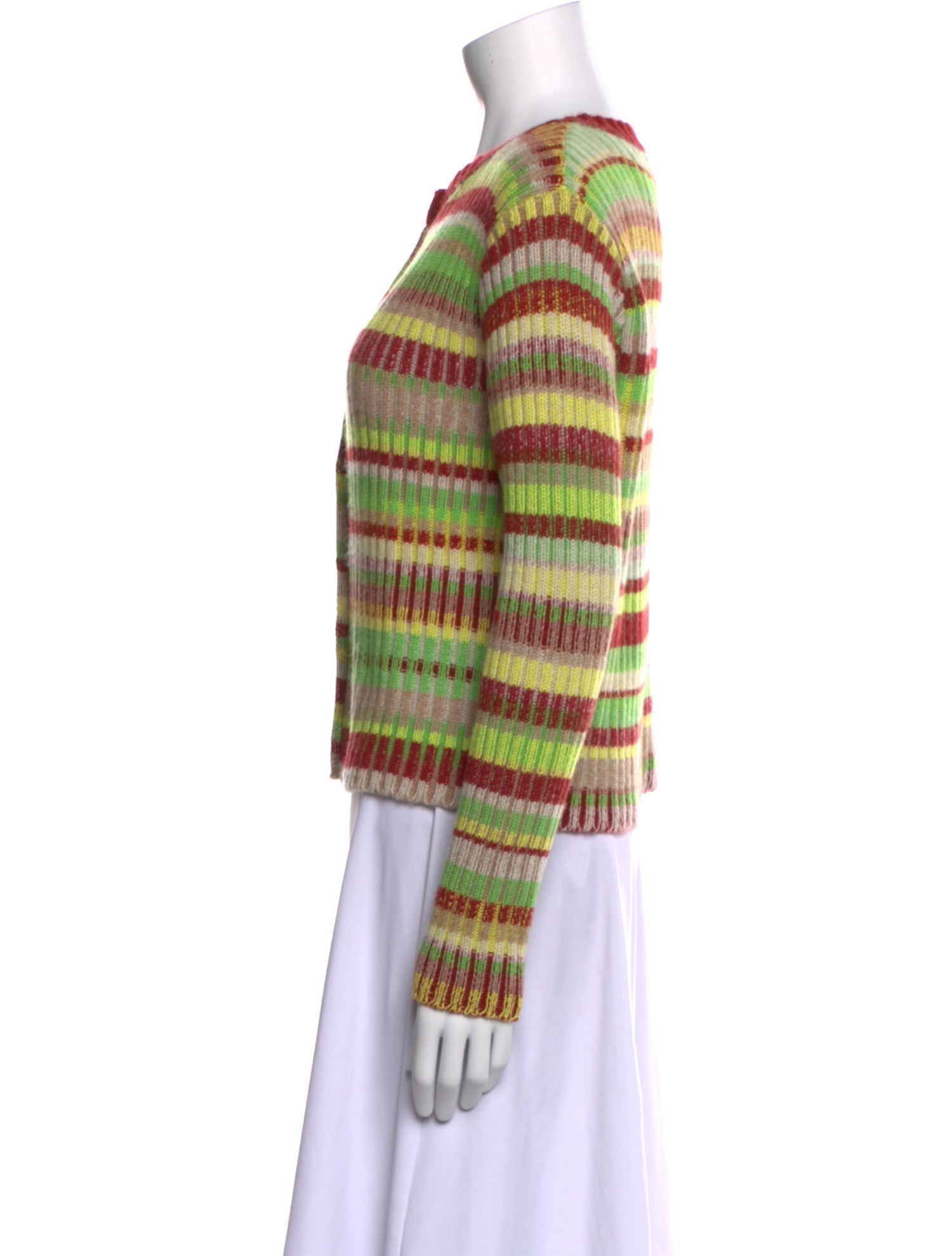 The Elder Statesman Cashmere Striped Sweater