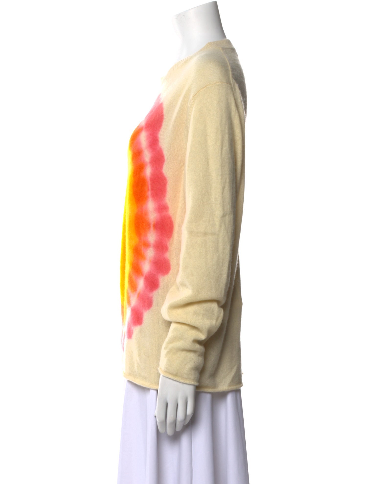 The Elder Statesman Cashmere Tie-Dye Print Sweater