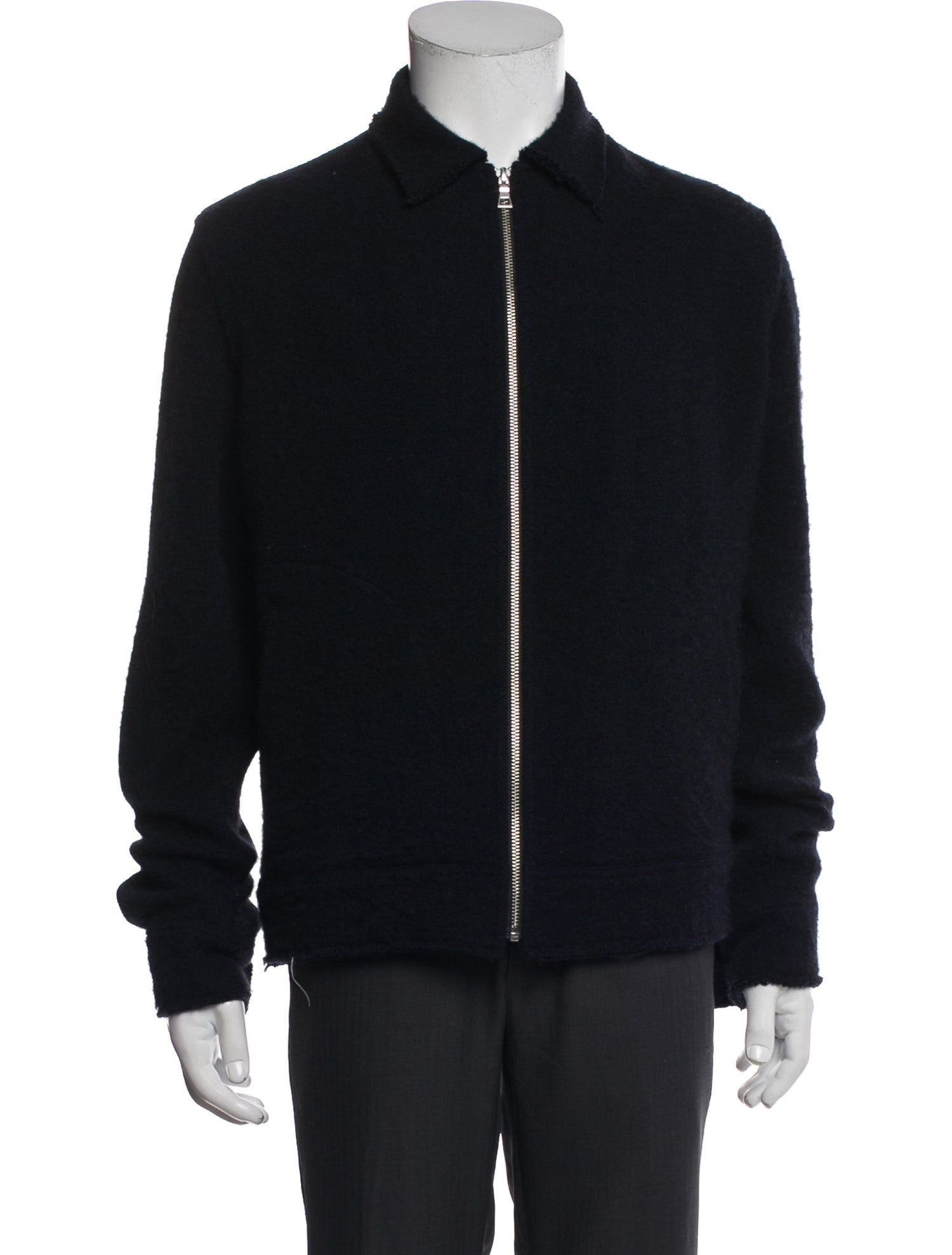 The Elder Statesman Cashmere Collar Polo Sweater
