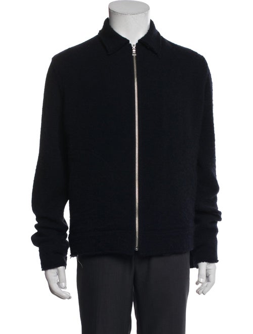 The Elder Statesman Cashmere Collar Polo Sweater