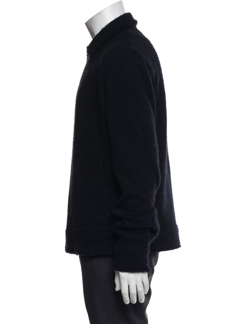 The Elder Statesman Cashmere Collar Polo Sweater
