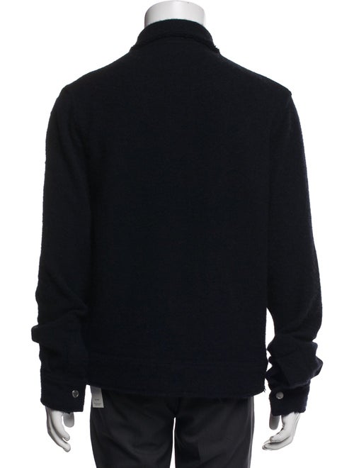 The Elder Statesman Cashmere Collar Polo Sweater