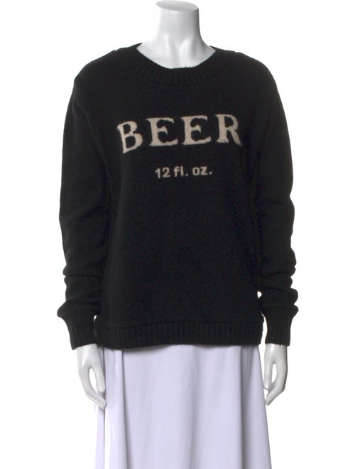 The Elder Statesman Cashmere Graphic Print Sweater