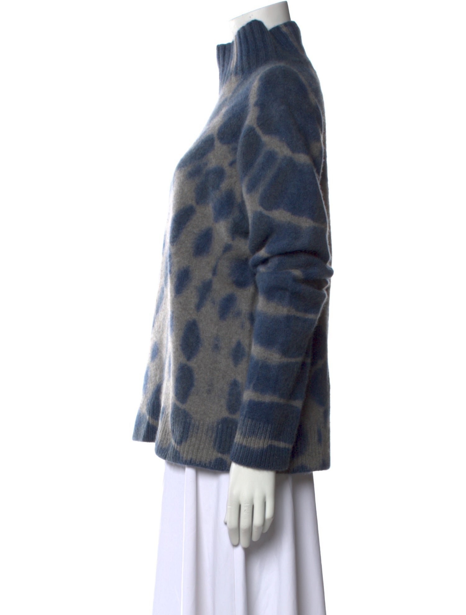 The Elder Statesman Cashmere Tie-Dye Print Sweater