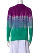 The Elder Statesman Cashmere Tie-Dye Print Sweater