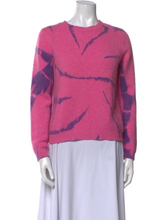 The Elder Statesman Cashmere Printed Sweater
