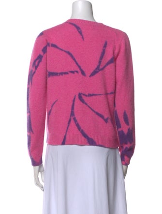 The Elder Statesman Cashmere Printed Sweater