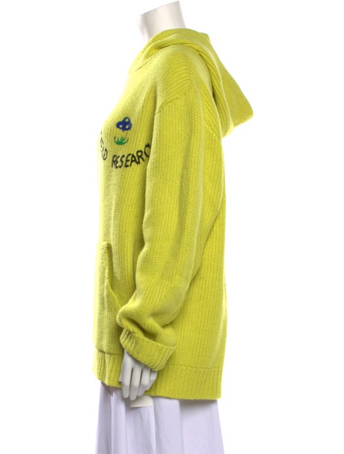 The Elder Statesman Cashmere Graphic Print Sweater