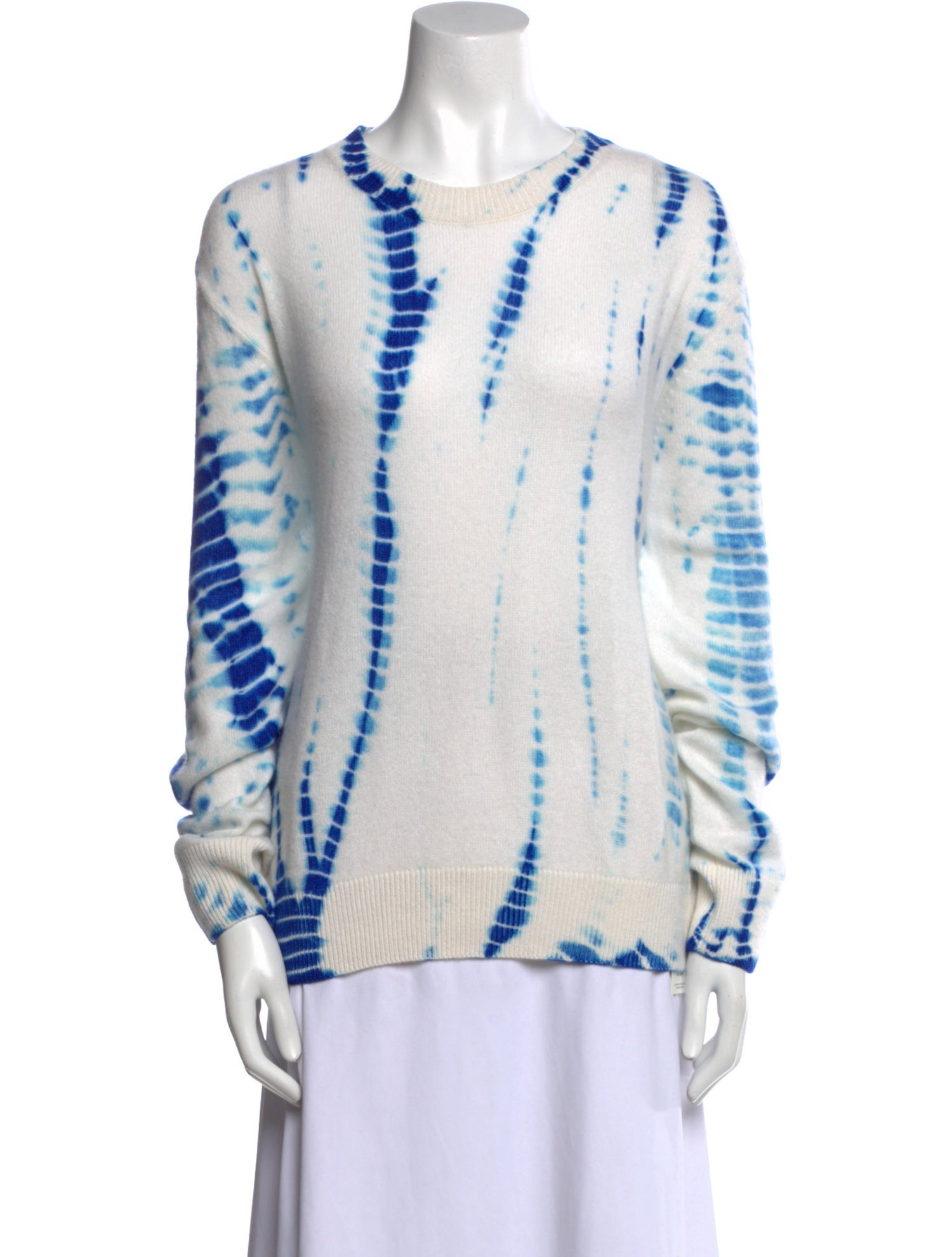 The Elder Statesman Cashmere Tie-Dye Print Sweater