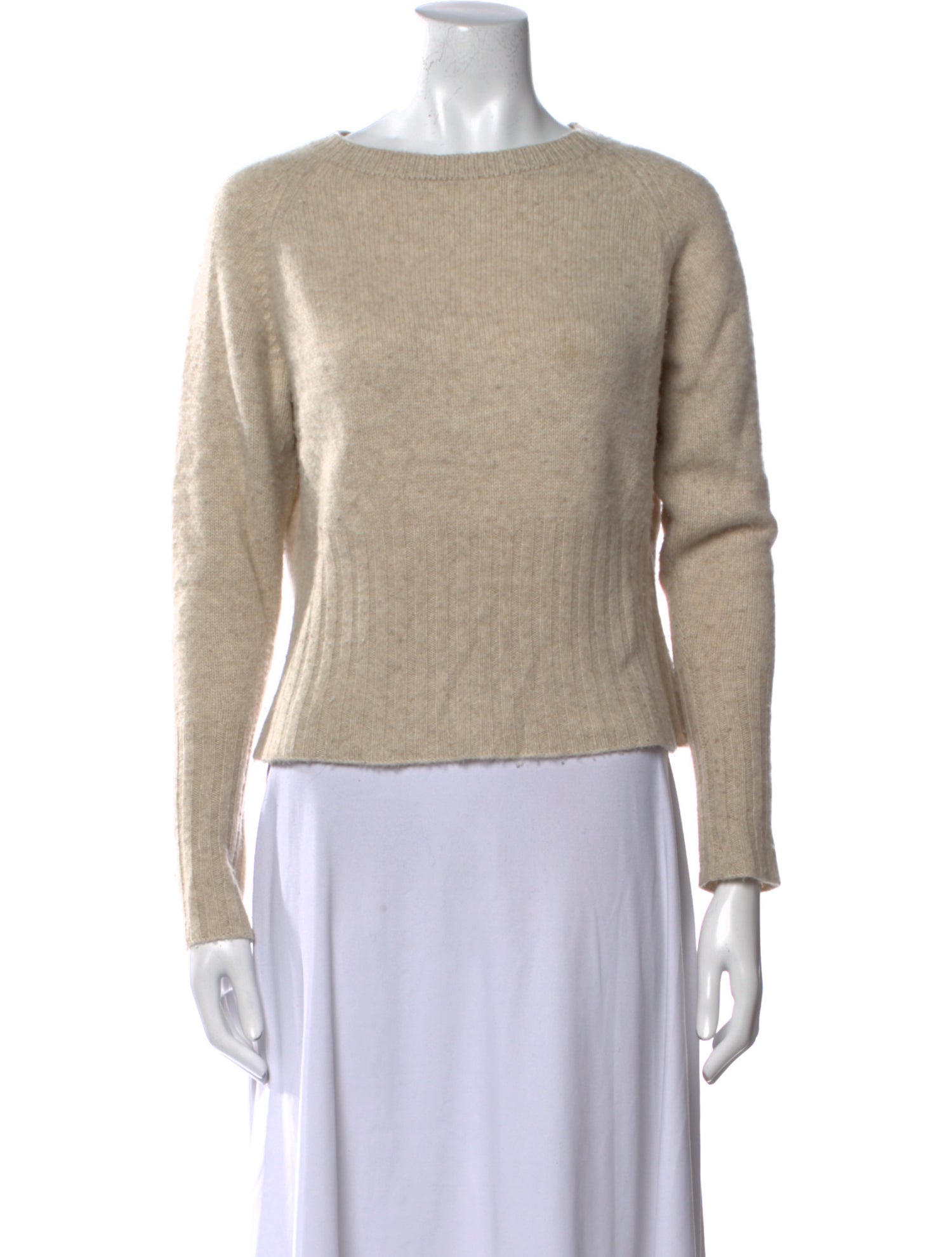 The Elder Statesman Cashmere Bateau Neckline Sweater