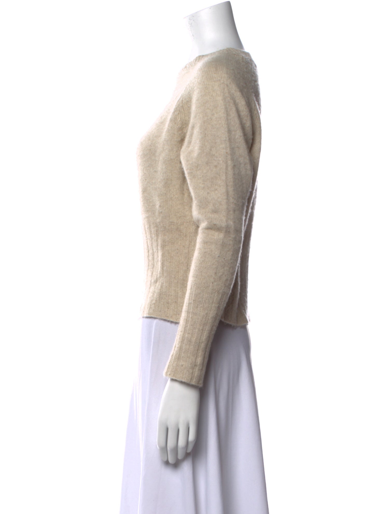 The Elder Statesman Cashmere Bateau Neckline Sweater