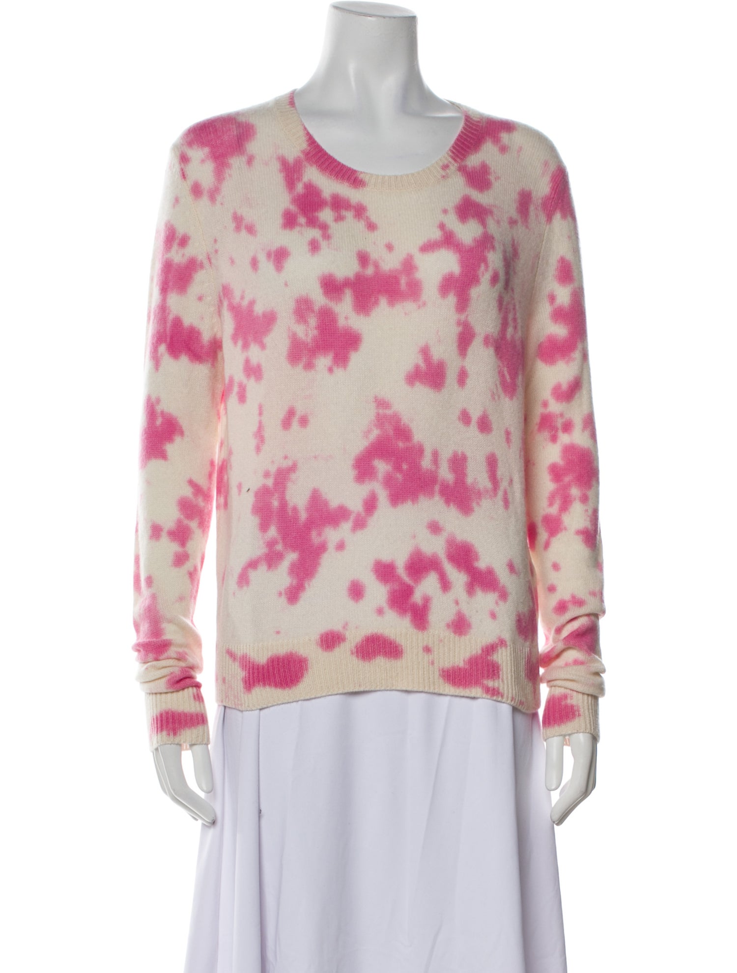 The Elder Statesman Cashmere Tie-Dye Print Sweater