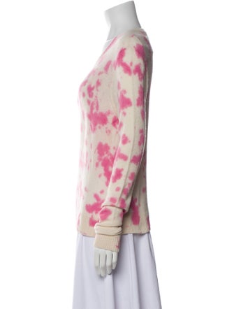 The Elder Statesman Cashmere Tie-Dye Print Sweater
