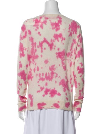 The Elder Statesman Cashmere Tie-Dye Print Sweater