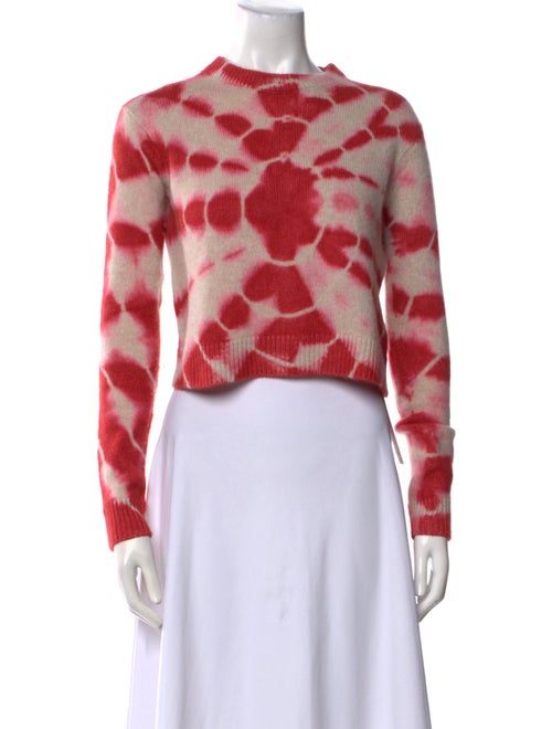The Elder Statesman Cashmere Tie-Dye Print Sweater