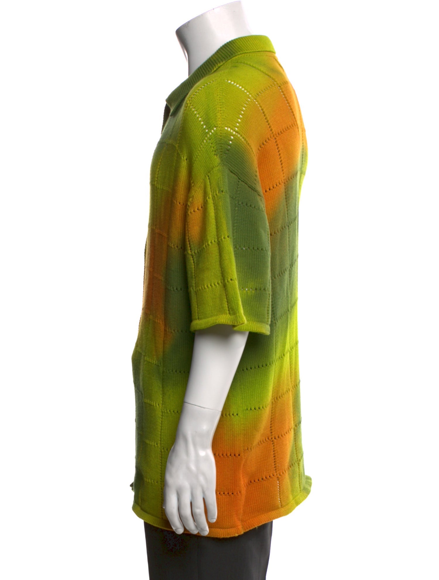 The Elder Statesman Printed Three-Quarter Sleeve Shirt