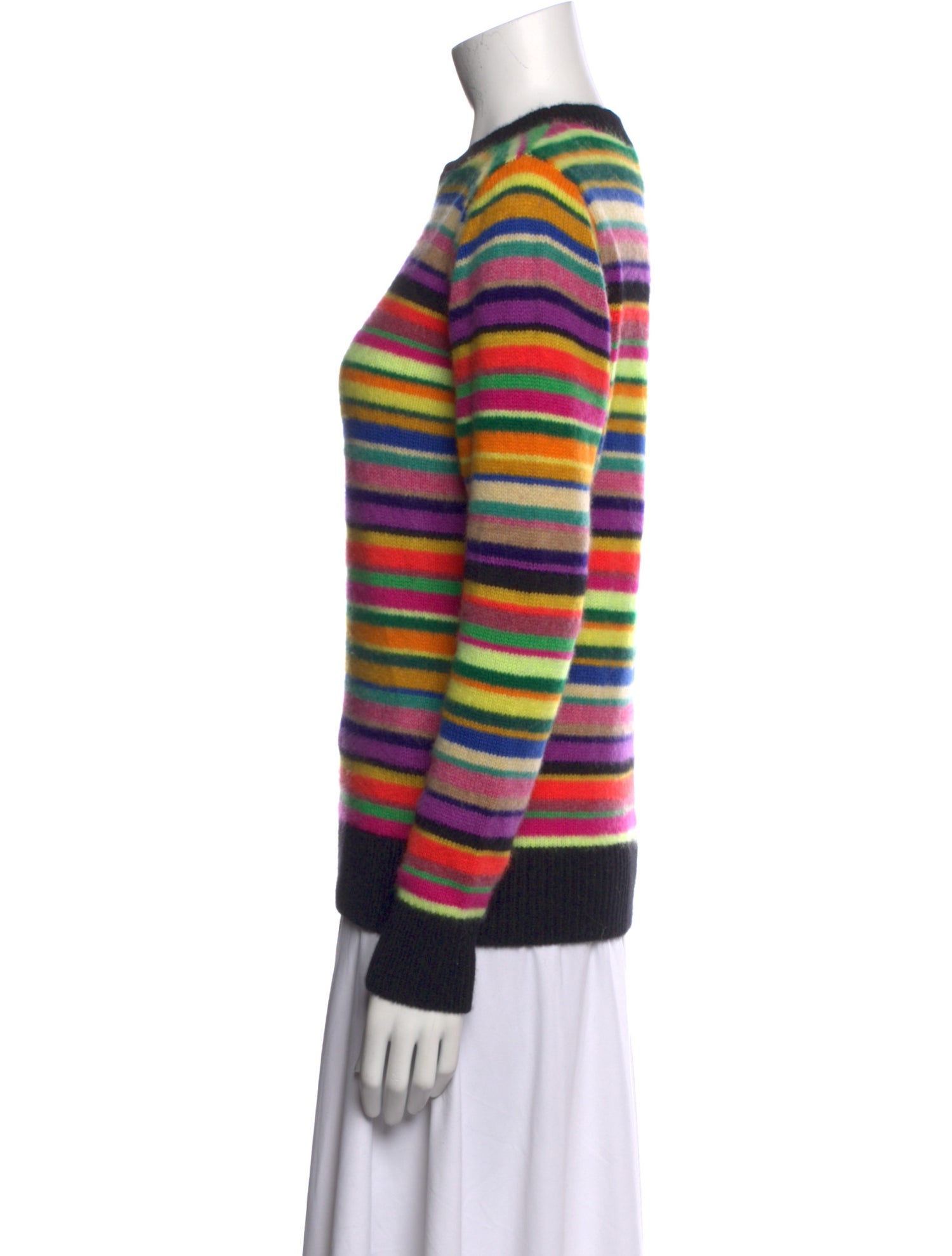 The Elder Statesman Cashmere Striped Sweater
