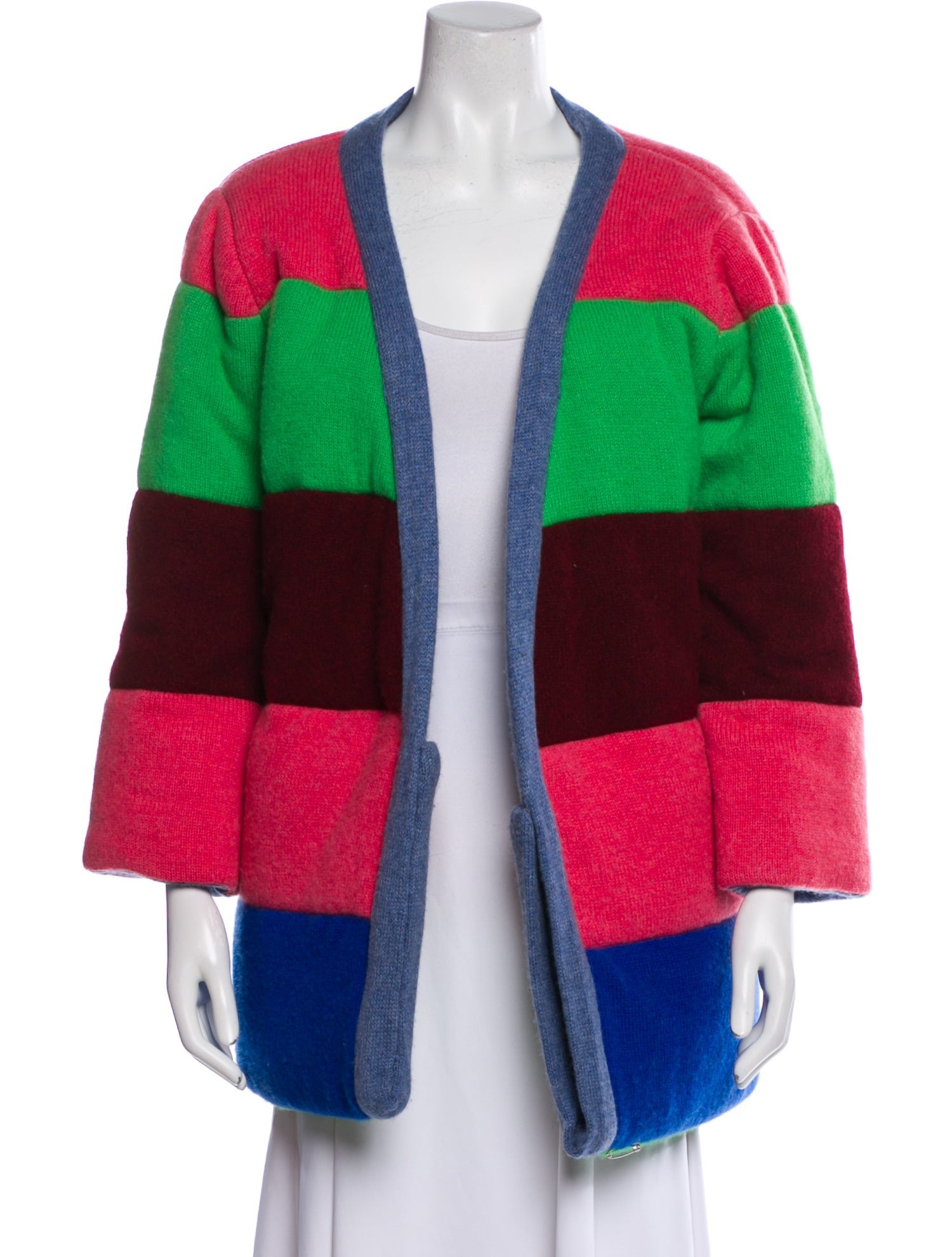 The Elder Statesman Striped Coat