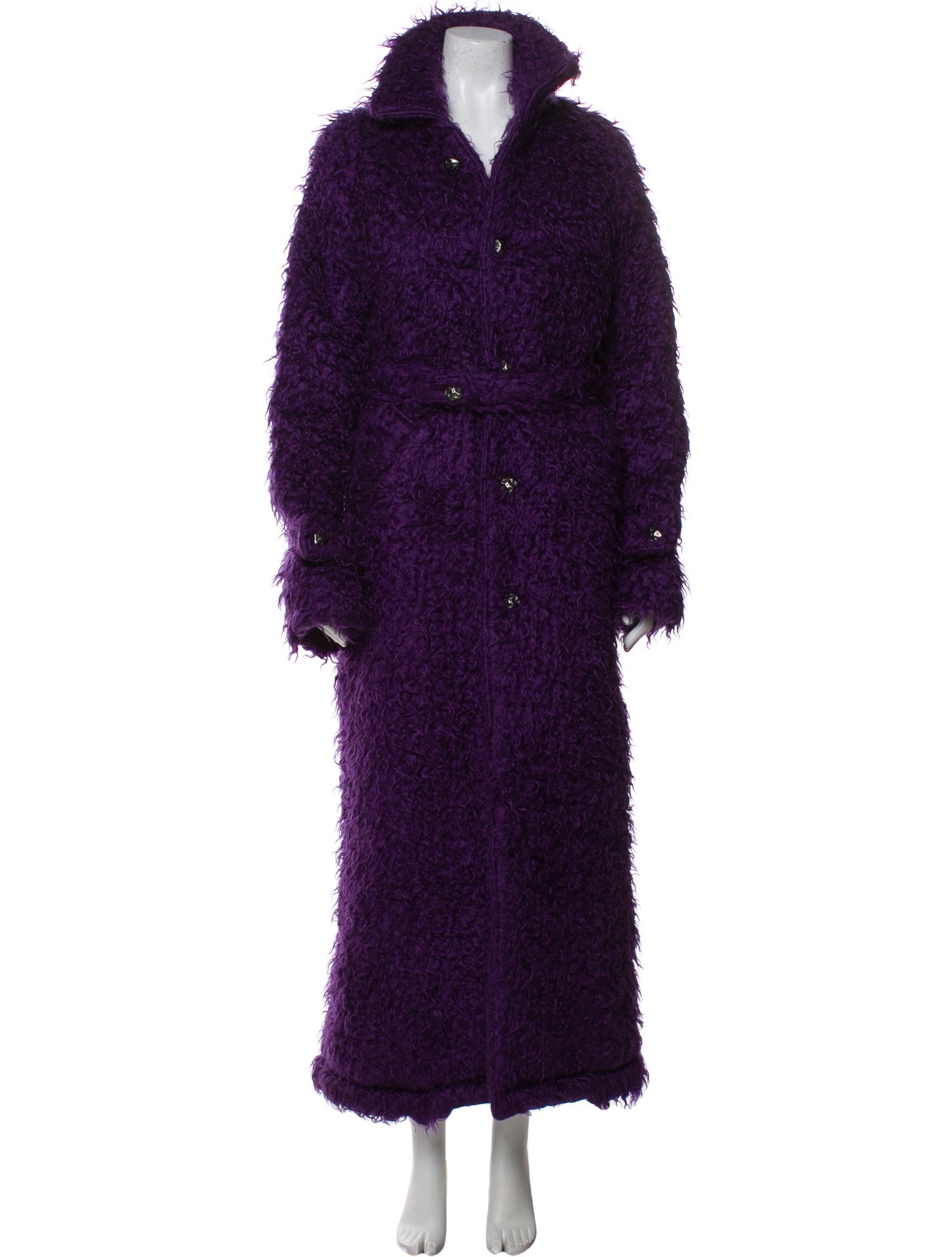 The Elder Statesman Faux Fur Coat