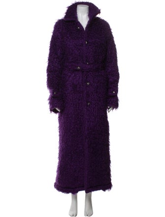 The Elder Statesman Faux Fur Coat