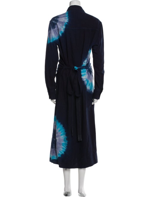 The Elder Statesman Silk Long Dress