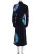 The Elder Statesman Silk Long Dress