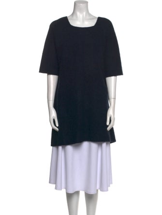 The Elder Statesman Cashmere Scoop Neck Sweater