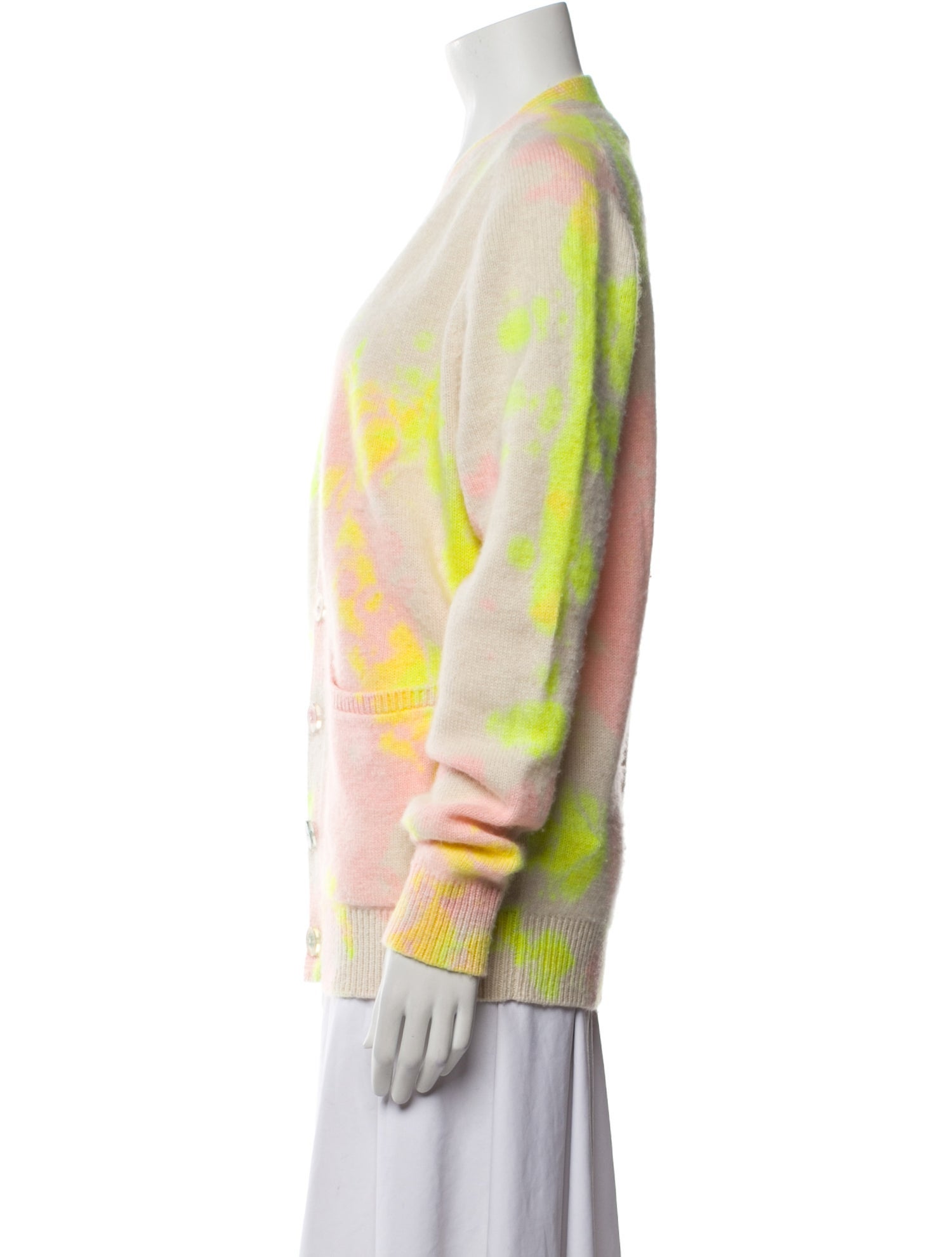 The Elder Statesman Cashmere Tie-Dye Print Sweater