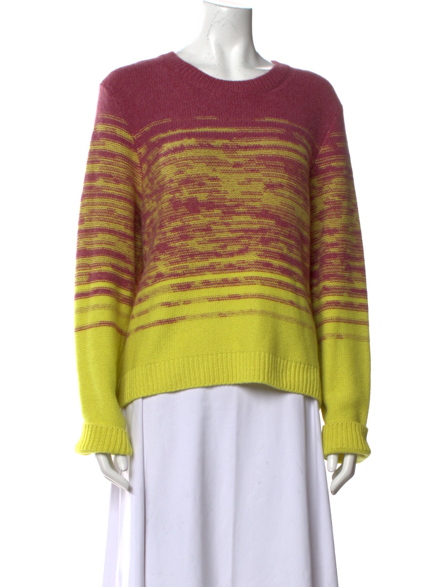 The Elder Statesman Cashmere Striped Sweater