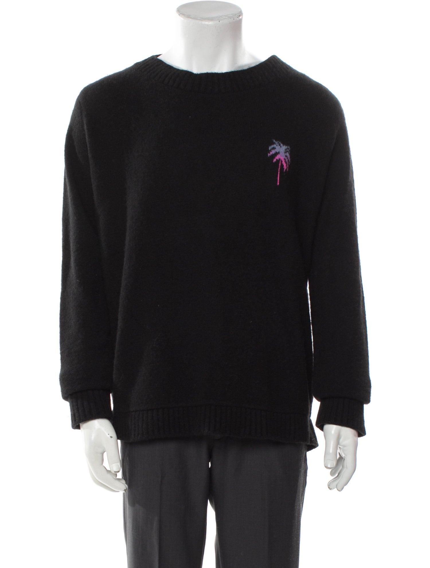 The Elder Statesman Cashmere Graphic Print Pullover