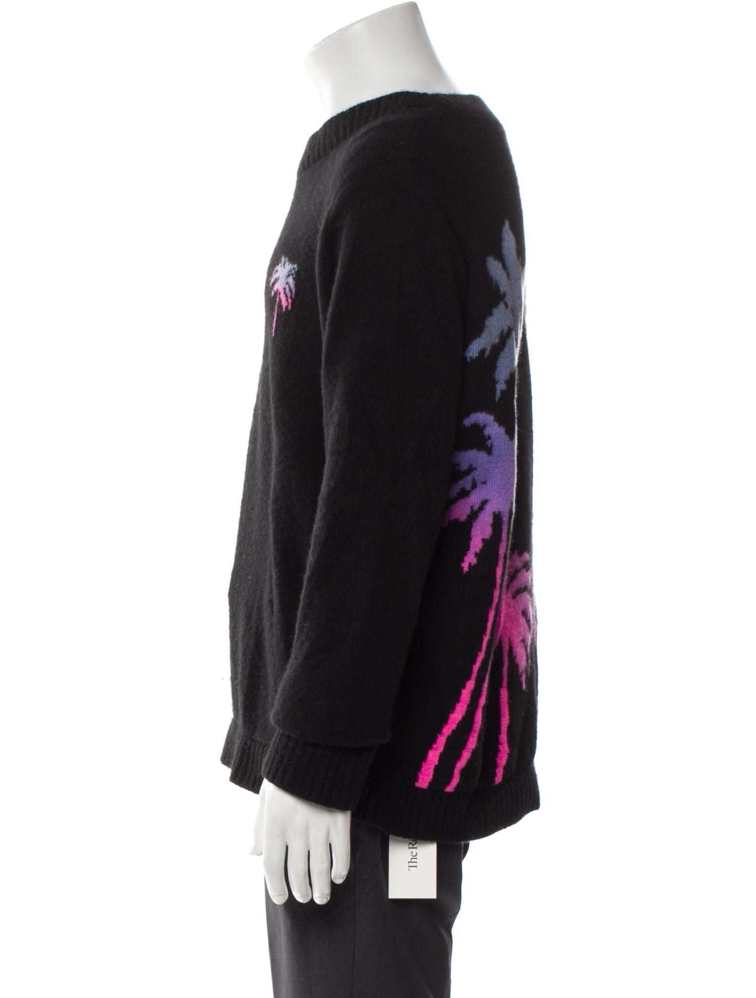 The Elder Statesman Cashmere Graphic Print Pullover