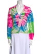 The Elder Statesman Cashmere Tie-Dye Print Sweater